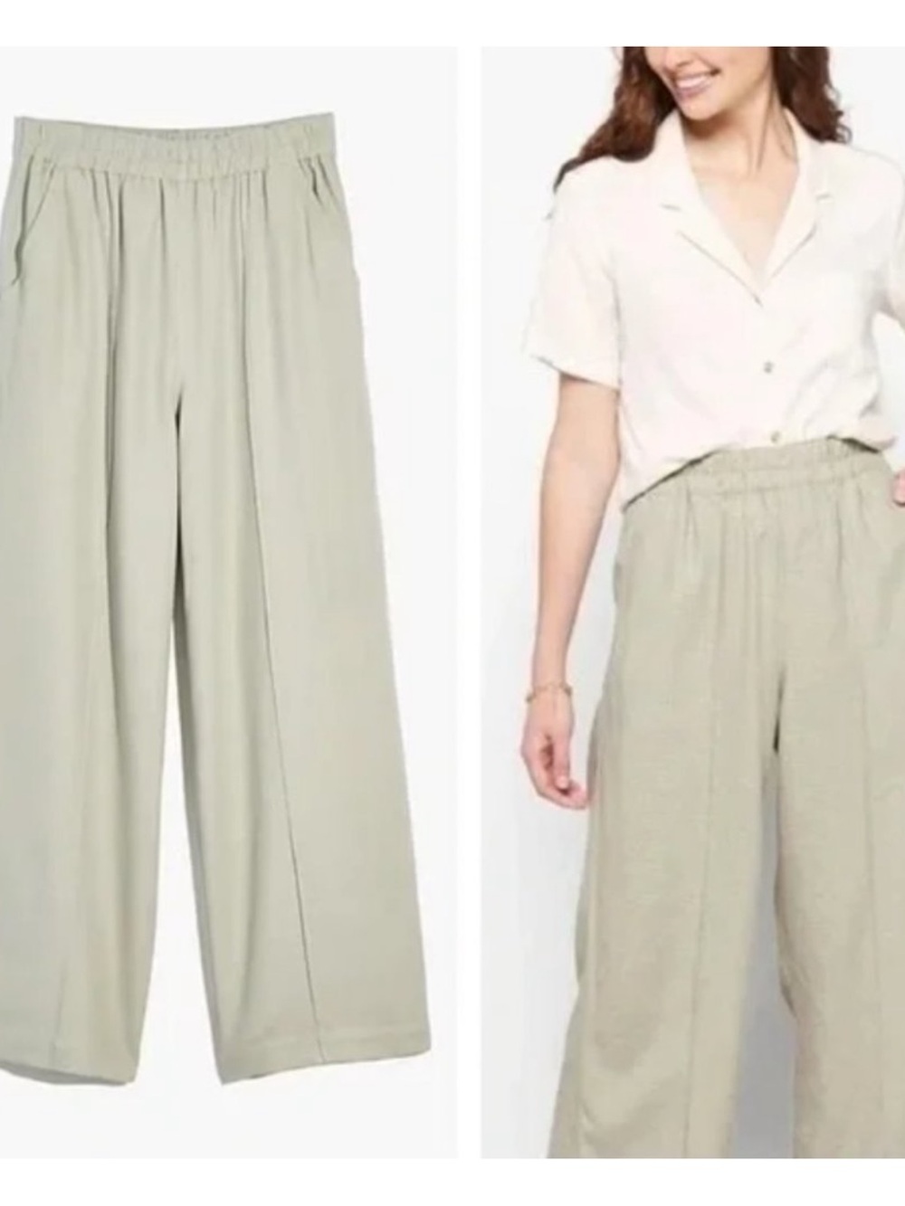 Madewell Breezewoven High Waisted Pull On Pants Medium